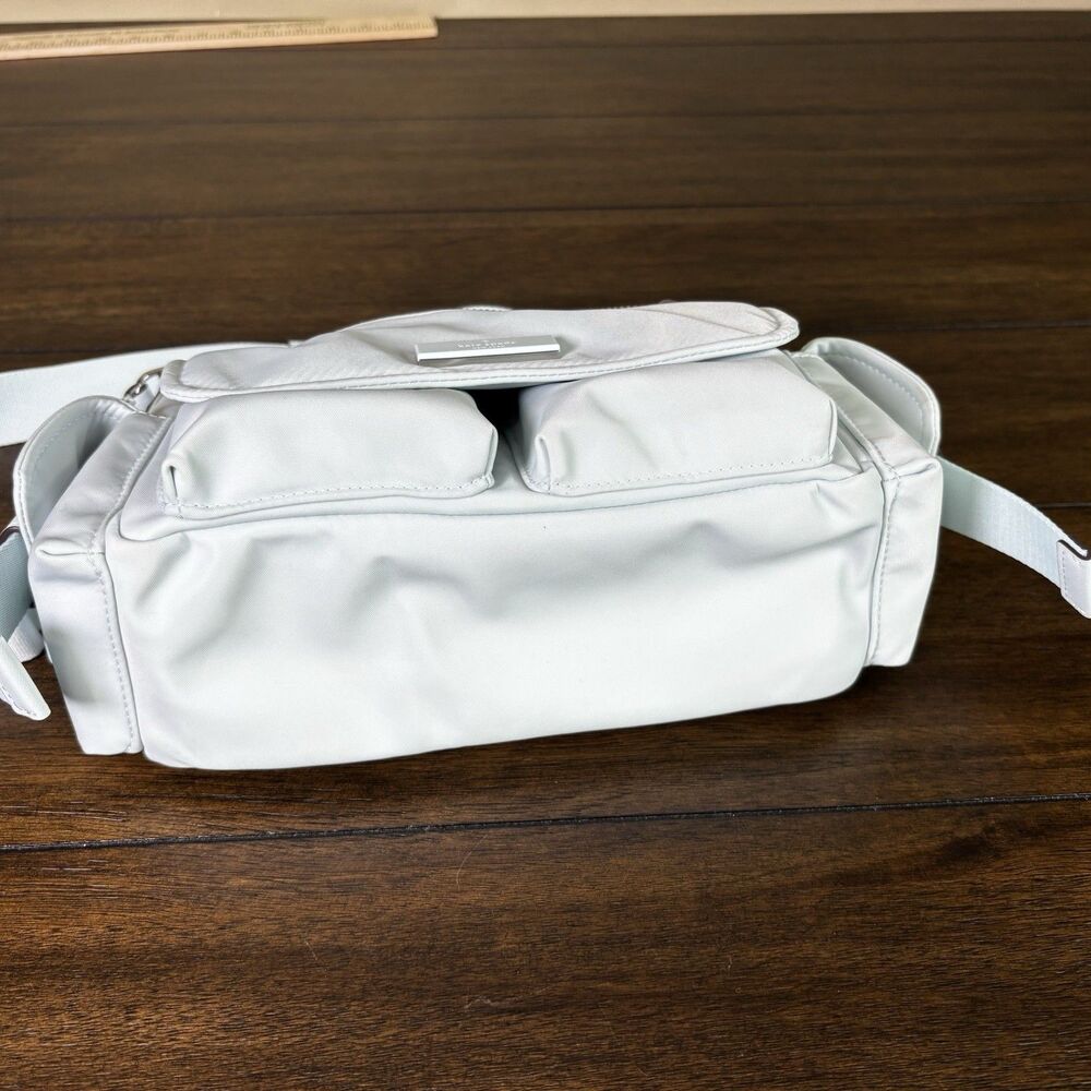 Kate Spade KN672 Carter Ksnyl Cargo Messenger Bag In Crisp Sky EUC - Picture 14 of 16